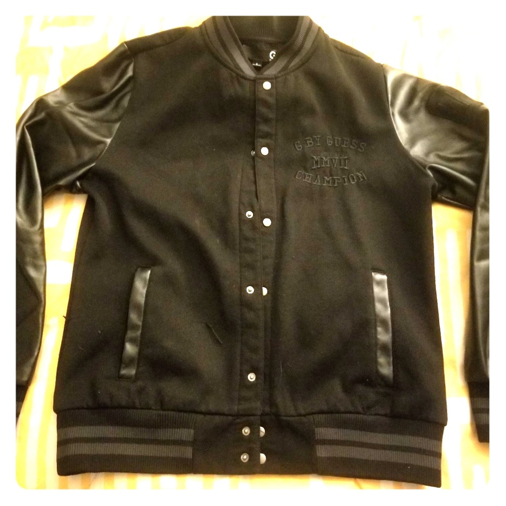 Mens GUESS Letterman's jacket